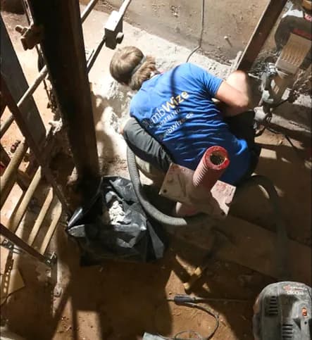 Our plumbing work, row one 2