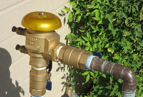 A vacuum breaker used for an irrigation system