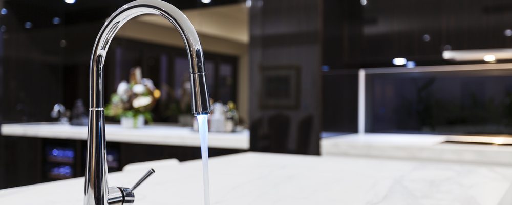 A running smart faucet