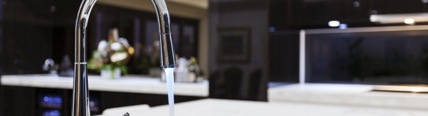A running smart faucet
