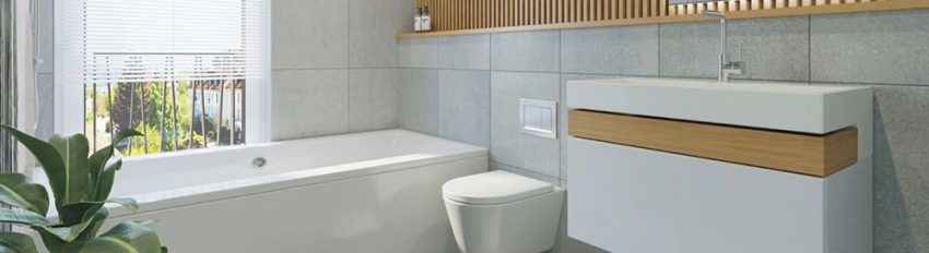 A small but seamless bathroom