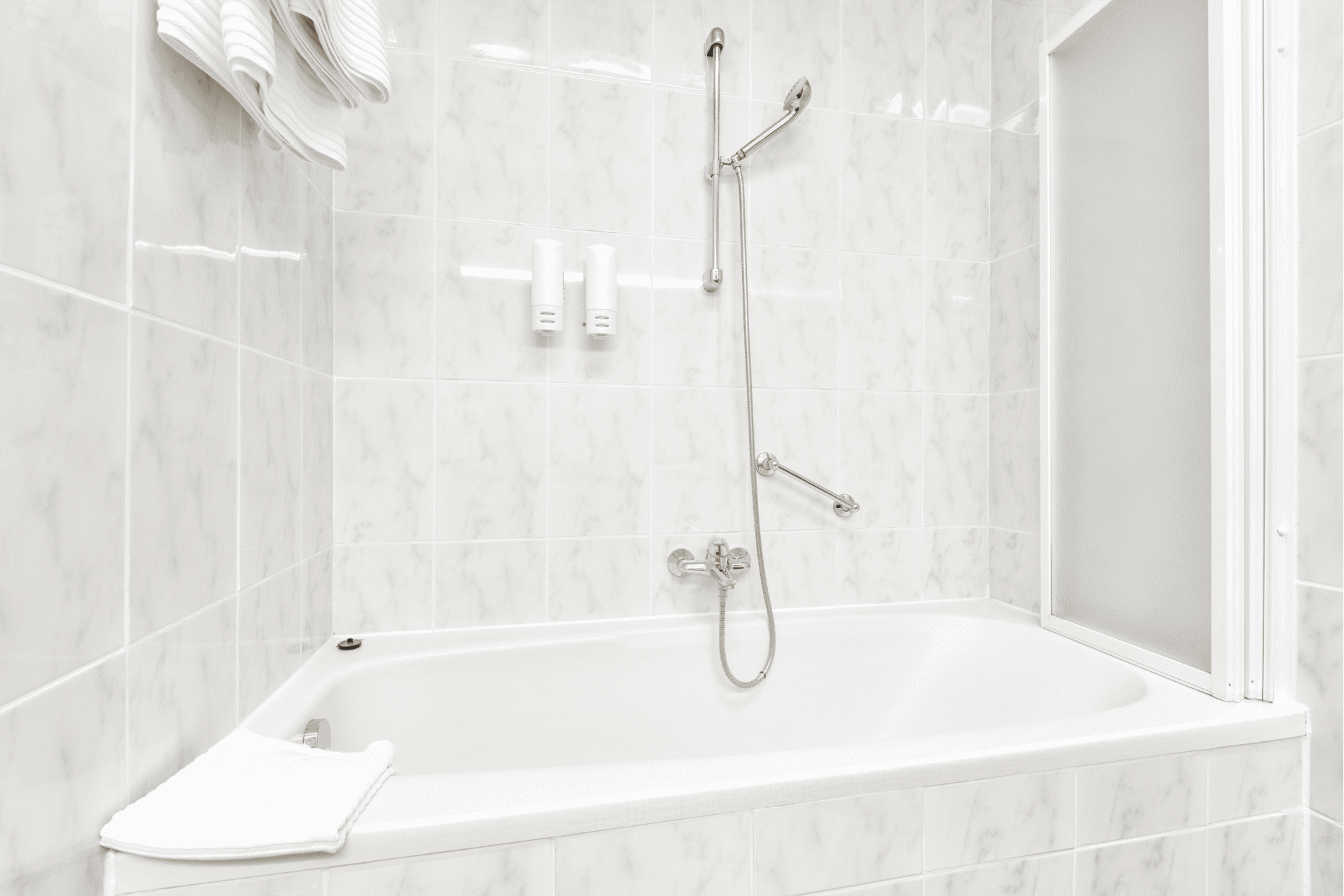 A shower bath 